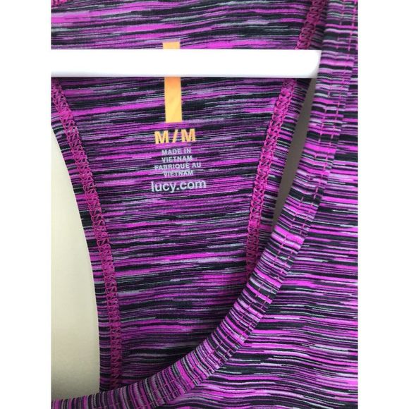 Lucy Women's Zen Seeker Tunic, Pink Dawn Spacedye, Size Medium - Picture 3 of 6